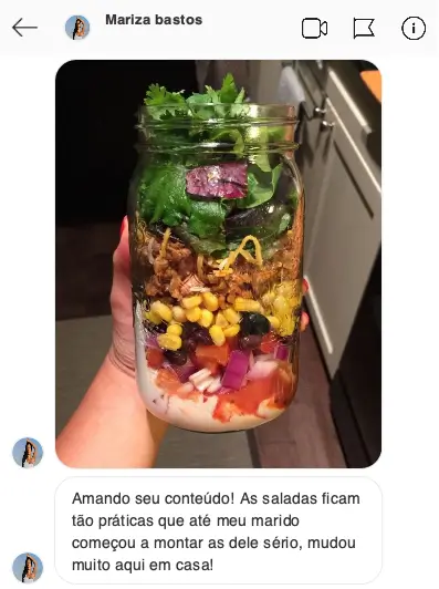 Depoimento de cliente 1